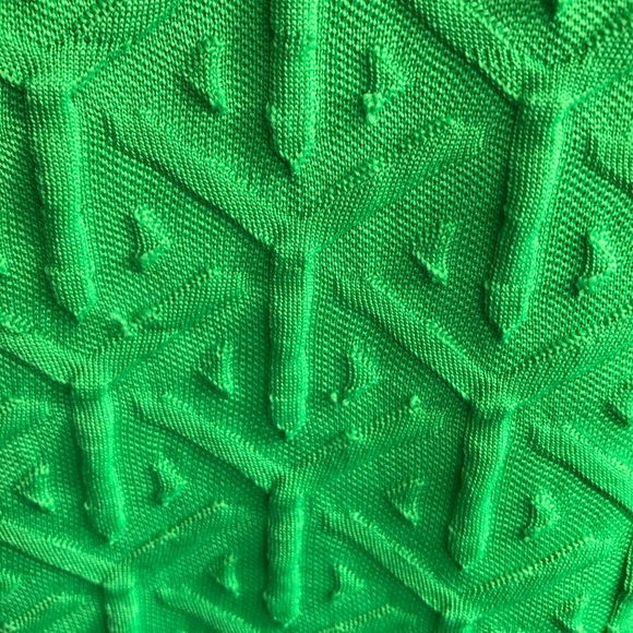 Crown and Ivy Green Embossed Fabric Sleeveless Dress - XS - Picture 4 of 8